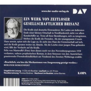 Chez Krull: Ungekürzte Lesung mit Felix von Manteuffel