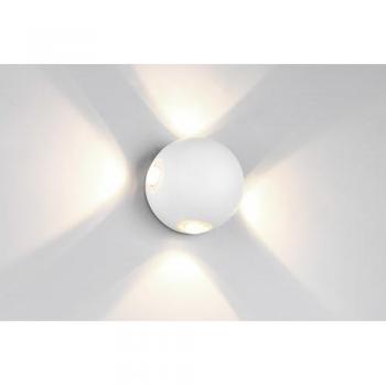 TRIO LED-Wandanbauleuchte AVISIO 8W 3000K ws 1000lm Konv IP54 246760431
