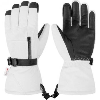 Black -30 Waterproof Winter Ski Mittens with Touch Screen Capability