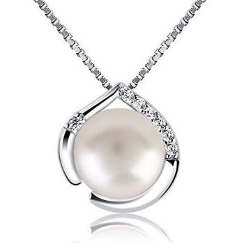 Collar de Plata Ley 925 con Cadena 45cm para Mujer