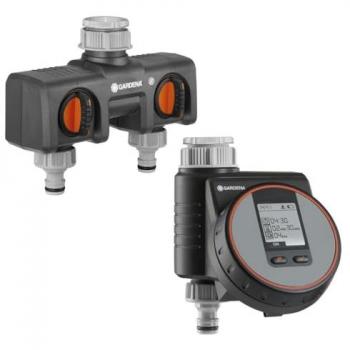 Gardena Kit programmateur Flex 1890 + Selecteur 2 circuits 8193