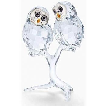 Swarovski Colorful Owl Couple