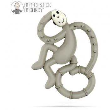 Matchstick Monkey Mini Beißring Grau