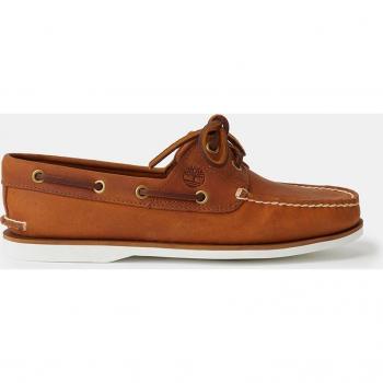 Timberland Brown Classic Leather Boat Shoes for Men