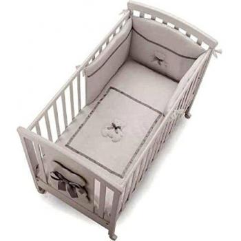 Piumone Grigio Ricamo Bianco Bubu