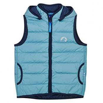 Grey/Blue VANULI Quilted Waistcoat for 3–4 Year Olds