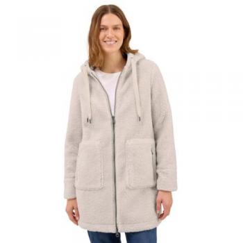 CECIL Damen Kurzmantel – 100 % Polyester, beige (Teddy-Futter)