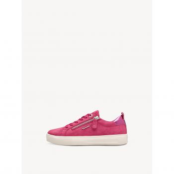 TAMARIS COMFORT Leder Sneaker – Damen, Pink, Größe 37 – Modell M8370742