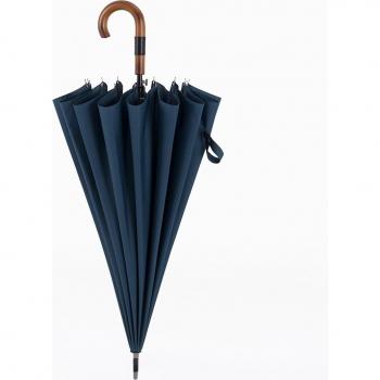 Paraguas grande transparente de madera, 16 varillas, mango largo japonés, 120cm, ideal para golf, unisex