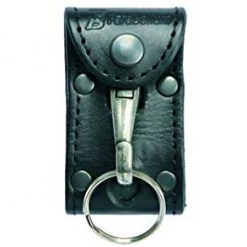 Pino de Couro Preto Parabellum 93100 para Chaveiros