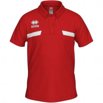 Errea Melvin Unisex Polo-Shirt Rot XL