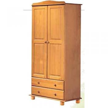 Moblit Canet: Armario Pino Miel 2D 2C 197x90x52