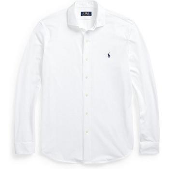 Polo Ralph Lauren Jerseyhemd Slim Fit Weiss Herren Größe: M 710899386