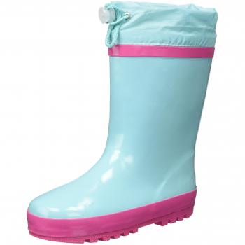 Botas de goma turquesa forradas para niños 28/29