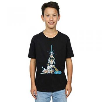 Star Wars Jungen T-Shirt Luke und Leia Charaktere