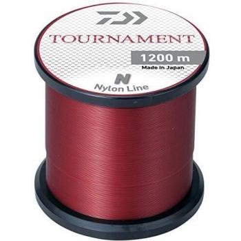 Unisex 0.33 mm Red Daiwa 1200M Monofilament Fishing Line
