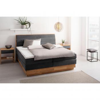 OTTO PRODUCTS Boxspringbett Jenna, umweltfreundlich, grau