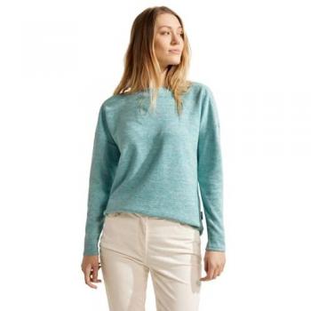 Cecil Damen Langarmshirt Melange Gerippt