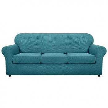 MAXIJIN 4 Piece Pet Friendly Sofa Slipcover