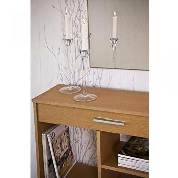 Intradisa 1AB : Rangement entrée chaussure, porte pliable et tiroir avec finition chêne