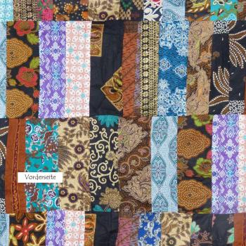 Handarbeit Patchwork‑Tagesdecke
