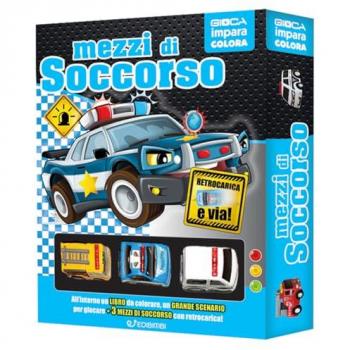 Mezzi di soccorso. Ediz. illustrata. Con 3 macchinine