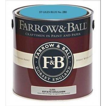 F&B St Giles Blue 2.5L Estate Emulsion Paint