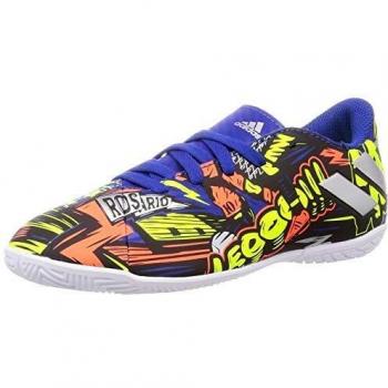 Adidas Kids Nemeziz Messi 19.4 Soccer Cleats – Azurea/Plamet/Amasol – UK2