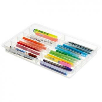 Really Useful Products Ltd 4L Writing Tool Tray – 10 Clear Compartments