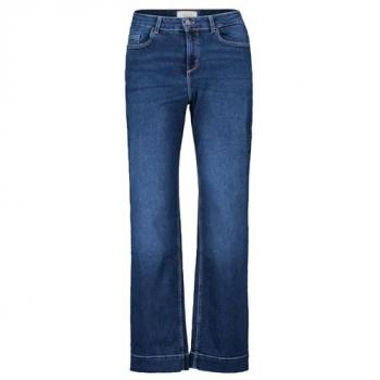 Cartoon‑Jeans für Damen – elastisch, 99% Baumwolle, 1% Elasthan, Größe 34
