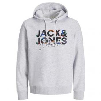 Sudadera de Hombre Jack & Jones Geplas con Capucha – Blanco Moteado