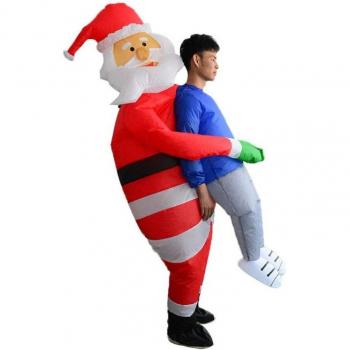Vestido de Fiesta Inflable de Santa para Niños