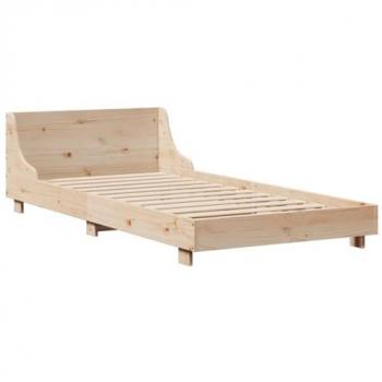 100x200 cm Bed Frame Solid Wood Pine