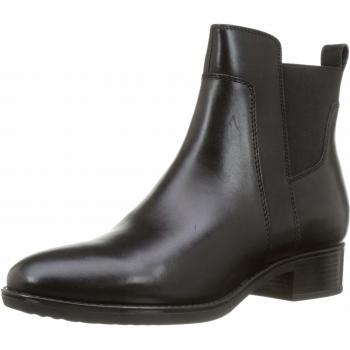 Stivaletti da donna Geox Felicity Smo.Lea, in pelle, colore nero, taglia 37 EU