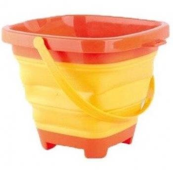 Cubo Portátil de Plástico para Actividades al Aire Libre