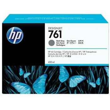 HP 761 Cartouche d'Encre DesignJet Gris Foncé, 400 ml