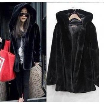 European American Style Pregnancy Coat with Hood