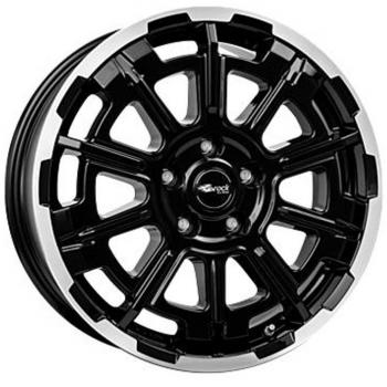 Brock B45 Black Gloss: Llanta de Aluminio 7.5x18