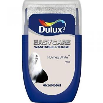 Dulux Easycare Washable & Tough Tester Paint, Nutmeg White, 30ml