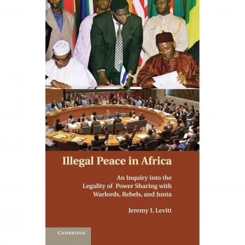 Illegal peace in africa hardcover