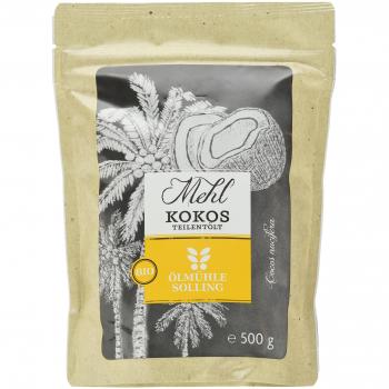 Bio Kokosmehl entfettet von Ölmühle Solling, 500g
