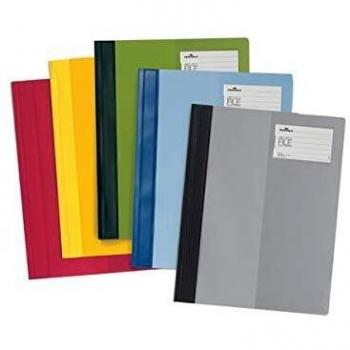 Blue Plastic File with Durable Label and ClearView Cover