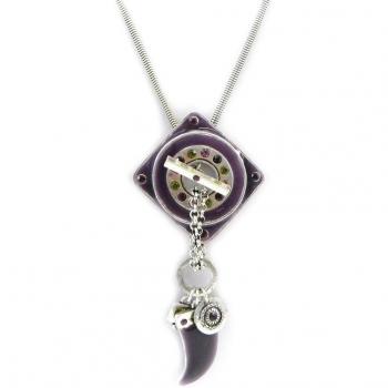 Violette Byzanz Designer-Halskette