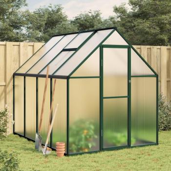 VidaXL 224x169x195 cm Greenhouse with Aluminium Base Frame