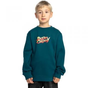 Shirt con cappuccio Two Bit Deep Teal di DCShoe Shoes, 16 anni