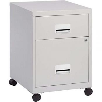 Rangement en Acier Pierre Henry 2 Tiroirs – Gris Perle