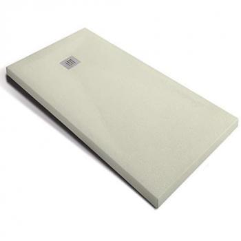 Piatto doccia avorio mineral marmo resina antiscivolo h 3,5 cm *** misure l140 x p90 x h3,5 cm