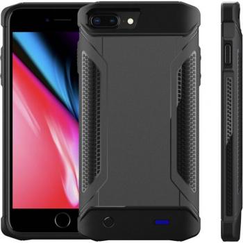 Étui de batterie externe Amstar Armor pour iPhone 6 6S 7 8 Plus X XS