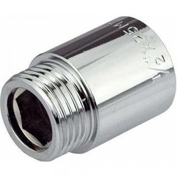BSP 3/4″ (22 mm) 15 mm Chrome‑Brass Pipe Thread Adapter – F‑M