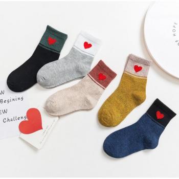 5 Pairs Kids Warm Sports Socks